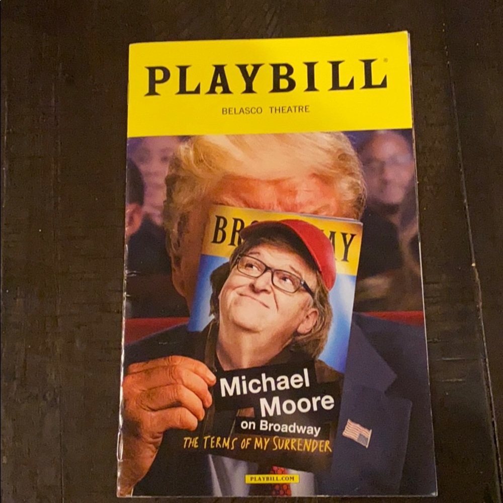 Micheal Moore on Broadway Playbill